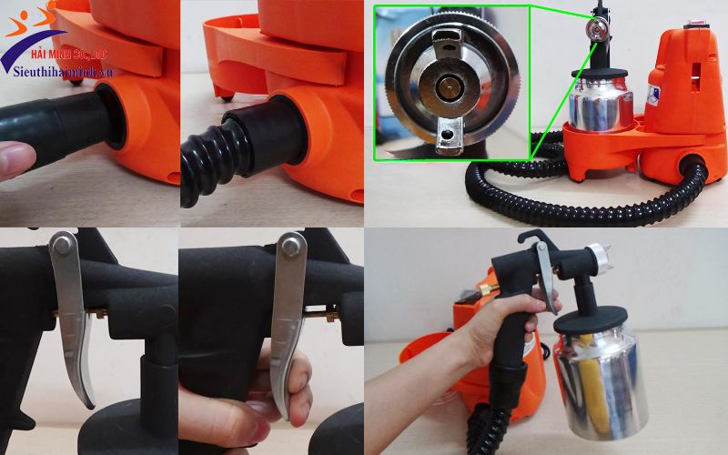Thiết kế của máy phun sơn Paint Zoom 650W