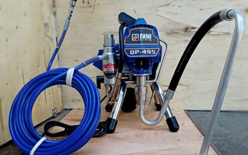 Máy phun sơn Pitton HM-QP495 (Epoxy, Nhớt lỏng)