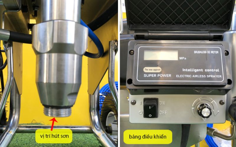 Cấu tạo và thiết kế thông minh máy phun sơn TD-1095
