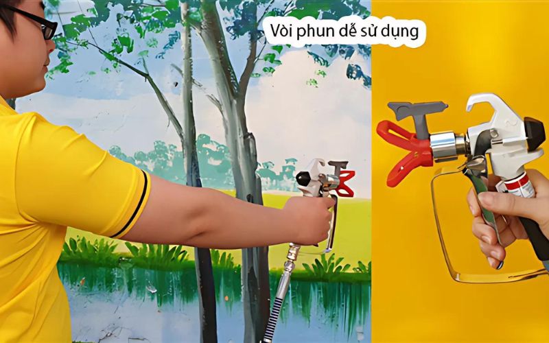 Hướng dẫn sử dụng thiết bị phun sơn GTB-495 đúng cách