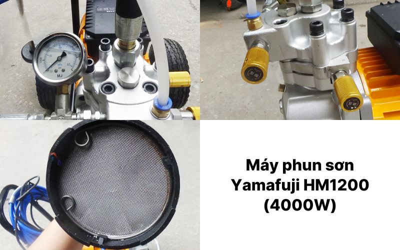 Thông số  của máy phun sơn Yamafuji HM12000