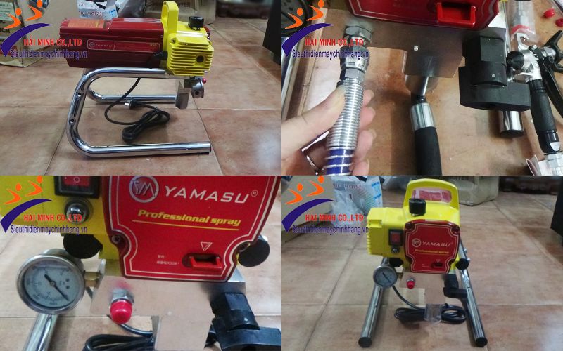 Các chức năng khác của máy phun sơn Yamasu 450