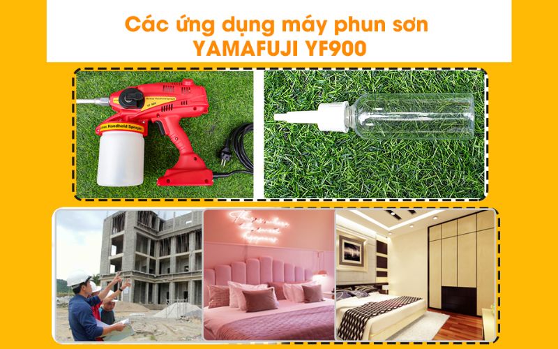 Tính năng khác của máy phun sơn Yamafuji YF900