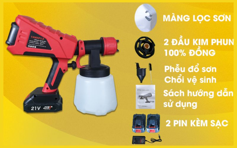Đặc điểm vượt trội của máy phun sơn Yamafuji JH-09Z