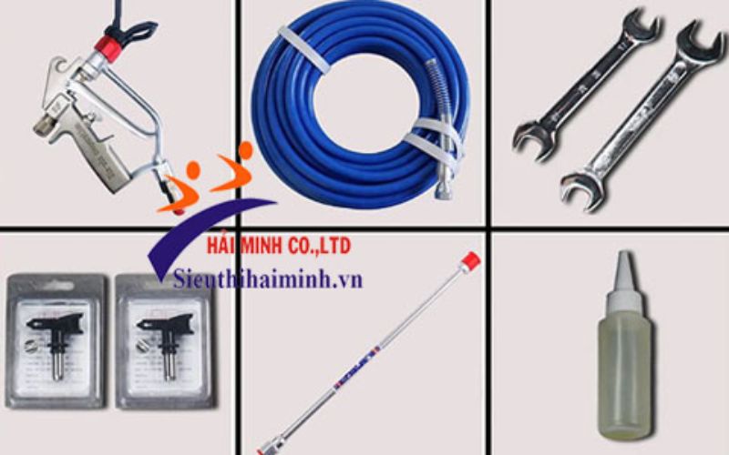 Thông số Máy Phun Sơn Chống Cháy Phun Bột HM GK6