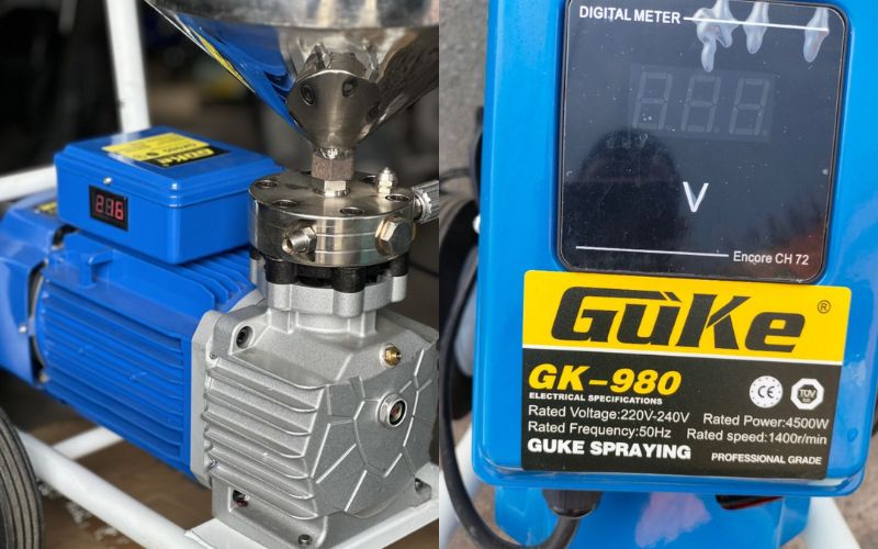 Khả năng phun sơn của Máy phun sơn HM-GK980