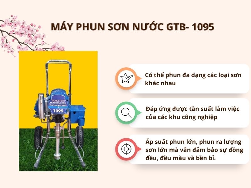máy phun sơn nước GTB- 1095