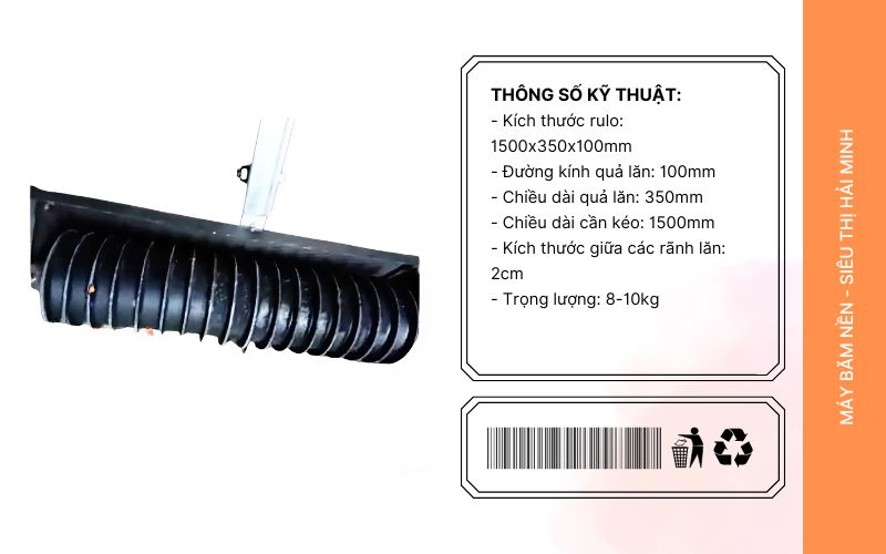 Những ưu điểm của rulo lăn nhám HM 350mm