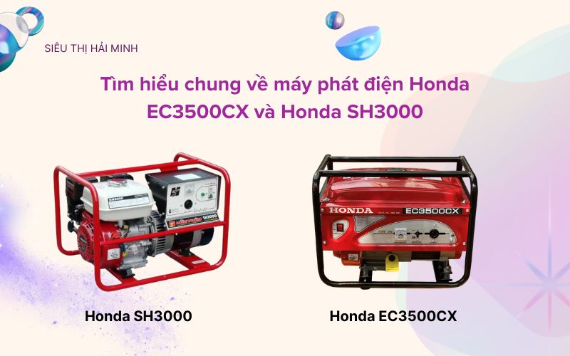 Tìm hiểu chung về máy phát điện Honda EC3500CX