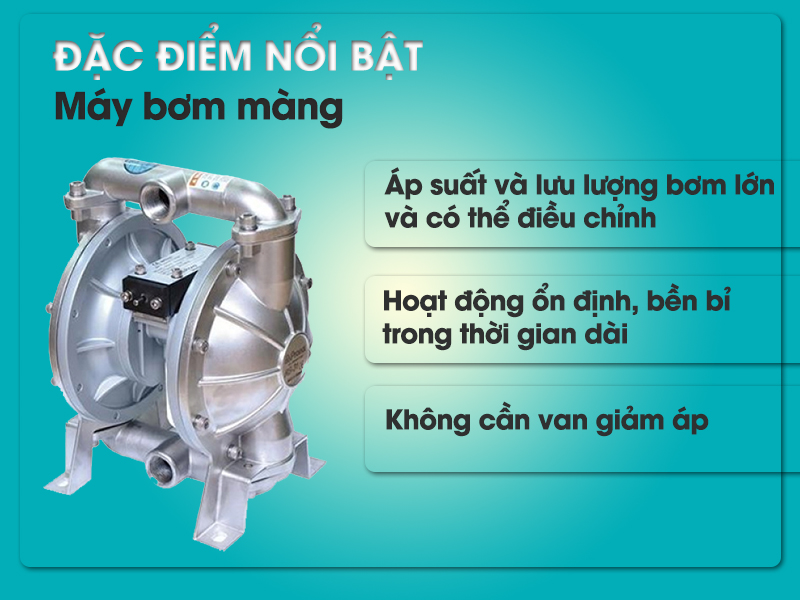 ưu điểm máy bơm sơn màng