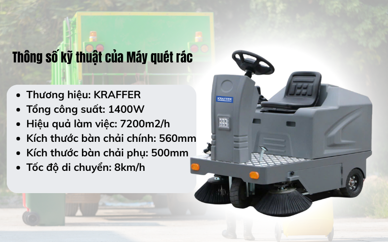 Máy quét rác Kraffer KF260