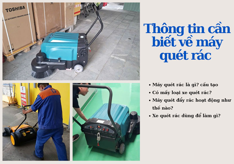 Thông tin cần biết về máy quét rác 