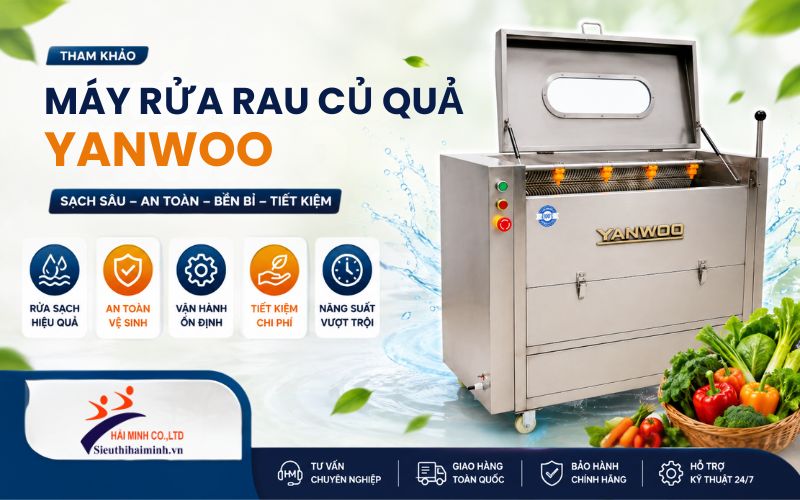 Tham khảo máy rửa rau củ quả Yanwoo