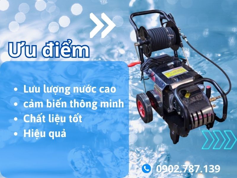 Máy rửa xe cao áp Việt Nam 3700W-220V