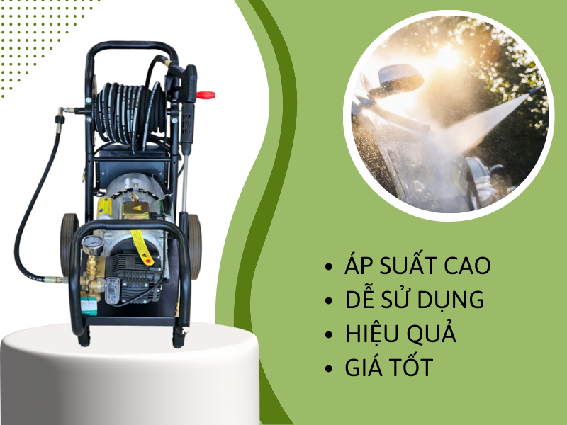 Máy rửa xe cao áp Việt Nam 3700W-220V
