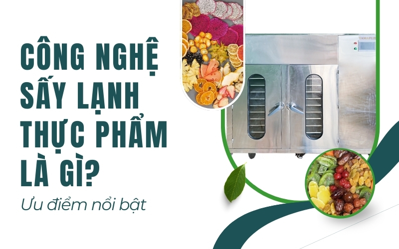 Công nghệ sấy lạnh thực phẩm là gì? Ưu điểm nổi bật