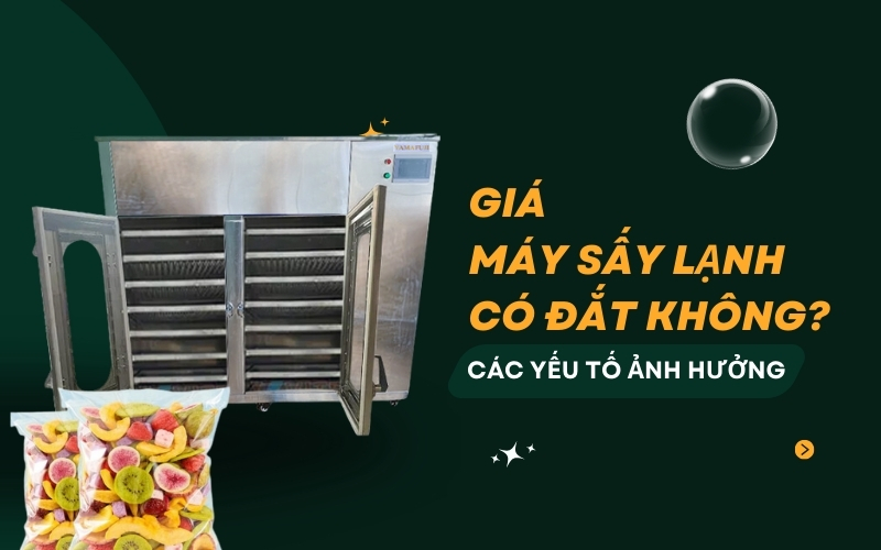 Giá máy sấy lạnh có đắt không? Các yếu tố ảnh hưởng