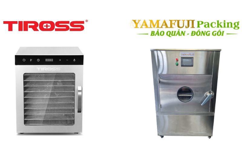 Giới thiệu về 2 thương hiệu máy sấy thực phẩm Tiross và YAMAFUJI