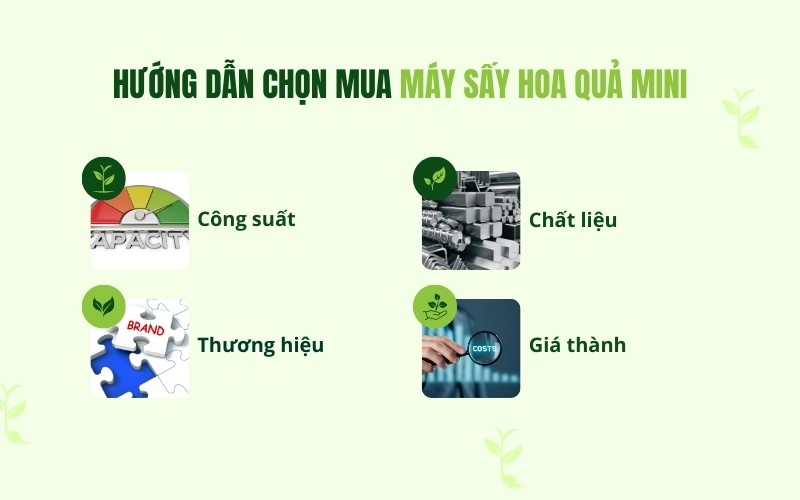 Hướng dẫn chọn mua máy sấy hoa quả mini