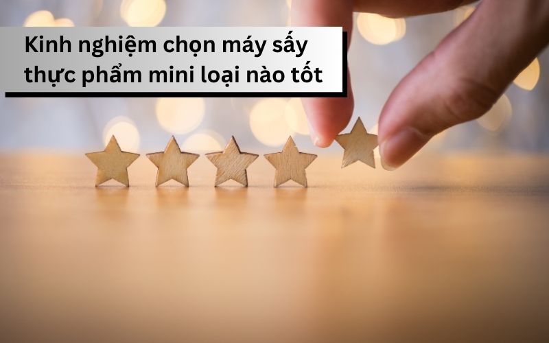 Kinh nghiệm chọn máy sấy thực phẩm mini loại nào tốt