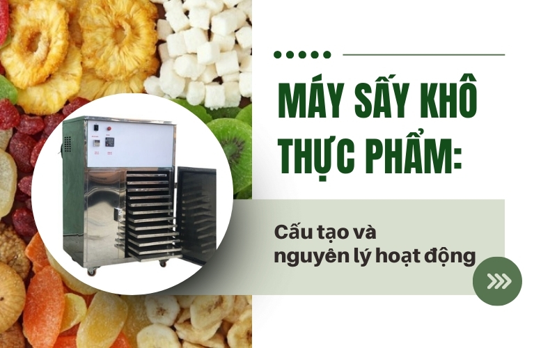 Máy sấy khô thực phẩm: Cấu tạo và nguyên lý hoạt động