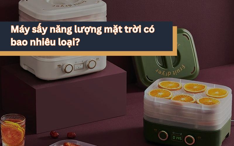 Máy sấy năng lượng mặt trời có bao nhiêu loại