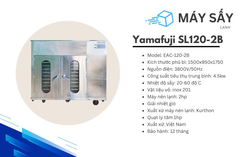 Thông số kỹ thuật máy sấy thăng hoa YAMAFUJI SH-24