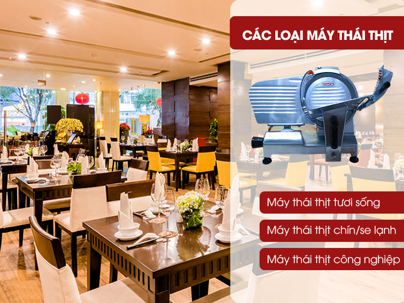 Các loại máy thái thịt phổ biến
