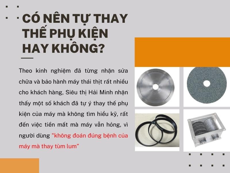Có nên tự thay thế phụ kiện hay không?