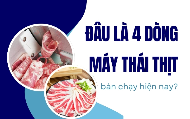 Đâu là 4 dòng máy thái thịt bán chạy hiện nay?