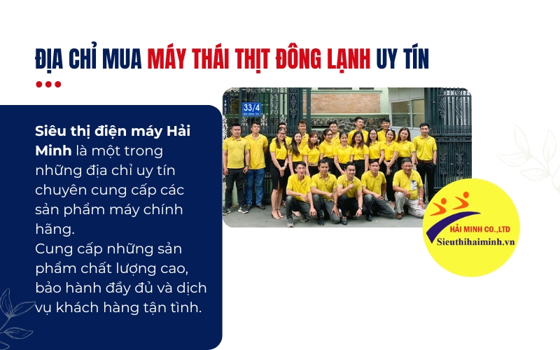 Địa chỉ mua máy thái thịt đông lạnh uy tín