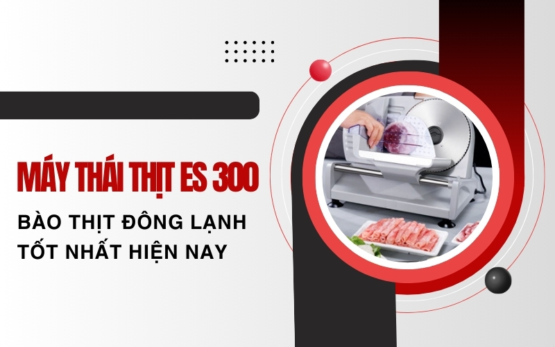 Máy thái thịt ES 300 bào thịt đông lạnh tốt nhất hiện nay