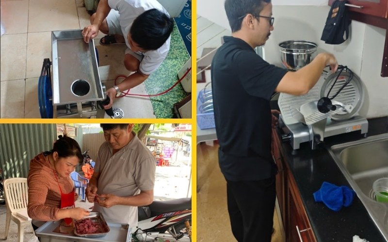 Máy thái thịt Hải Minh - đối tác của mọi khách hàng