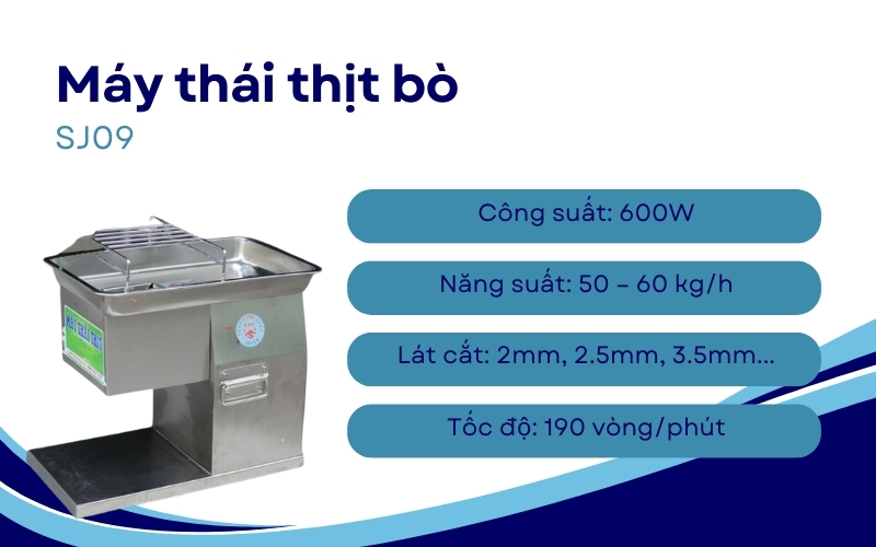 Máy thái thịt bò SJ09