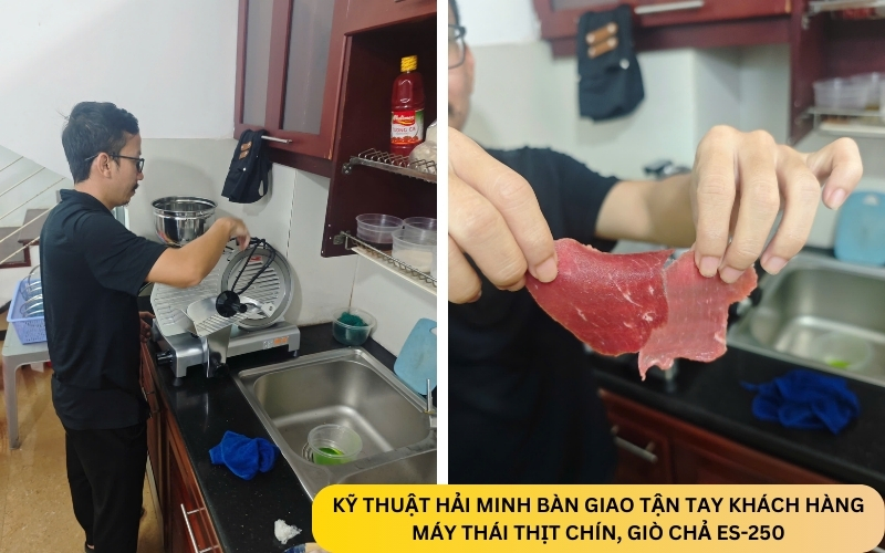 Máy thái thịt chín, giò chả ES-250