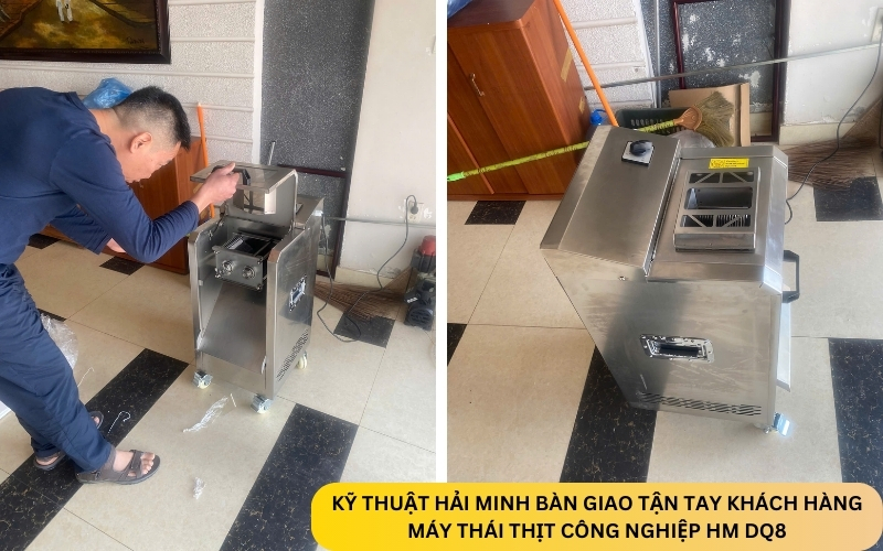 Máy thái thịt công nghiệp HM DQ8