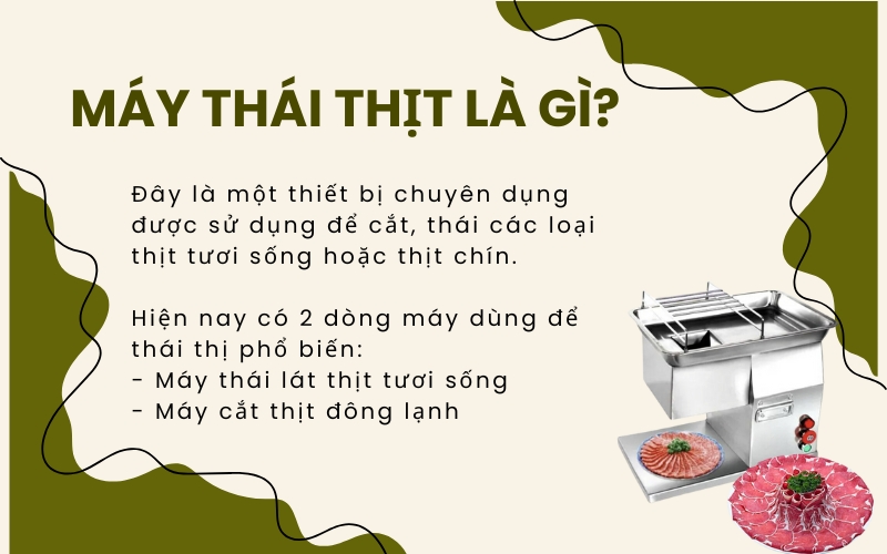 Máy thái thịt là gì?