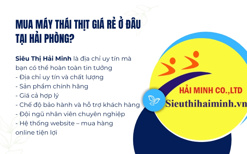 Mua máy thái thịt giá rẻ ở đâu tại Hải Phòng?