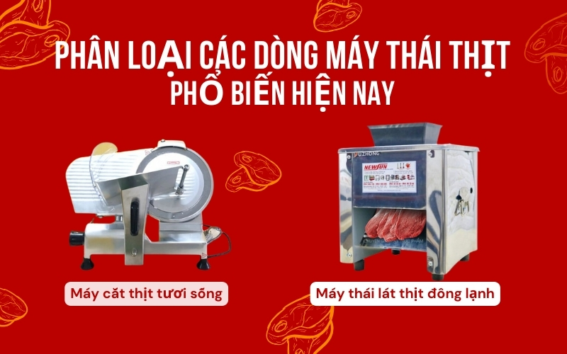 Phân loại các dòng máy thái thịt phổ biến hiện nay