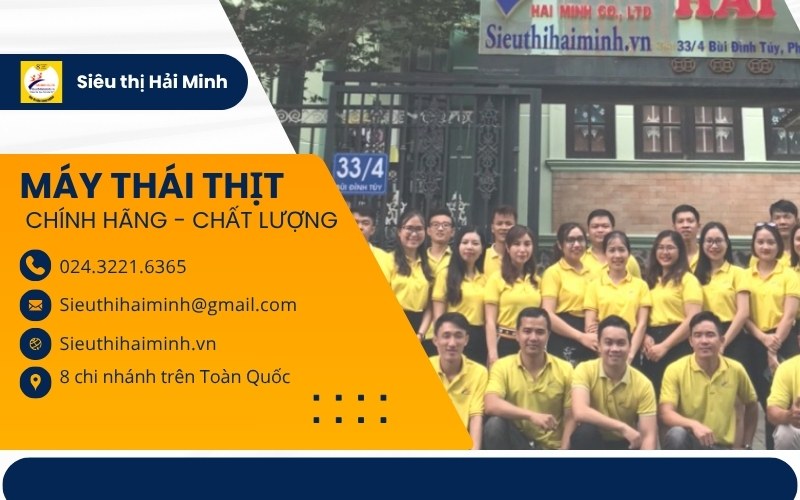 Tổng kho máy thái thịt Hải Minh – uy tín tạo nên thương hiệu