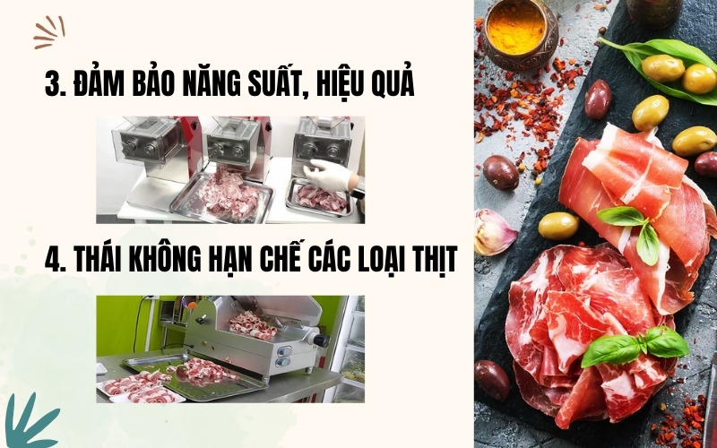 Top 5 lợi ích vượt trội của máy thái thịt hiện nay