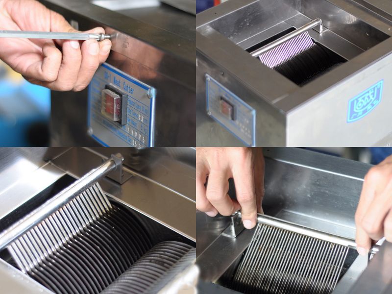 Máy thái thịt có bộ dao cố định