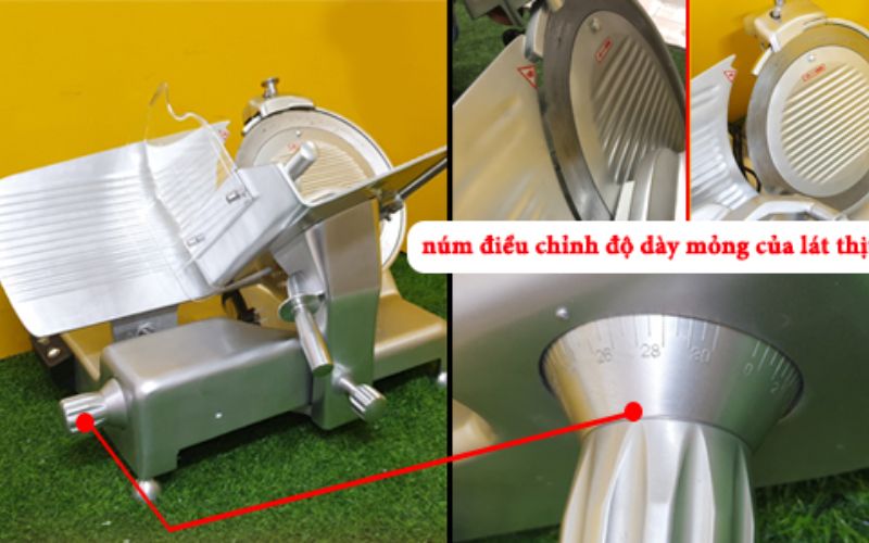 Những đặc điểm của máy thái thịt Hamiboss-MS350L