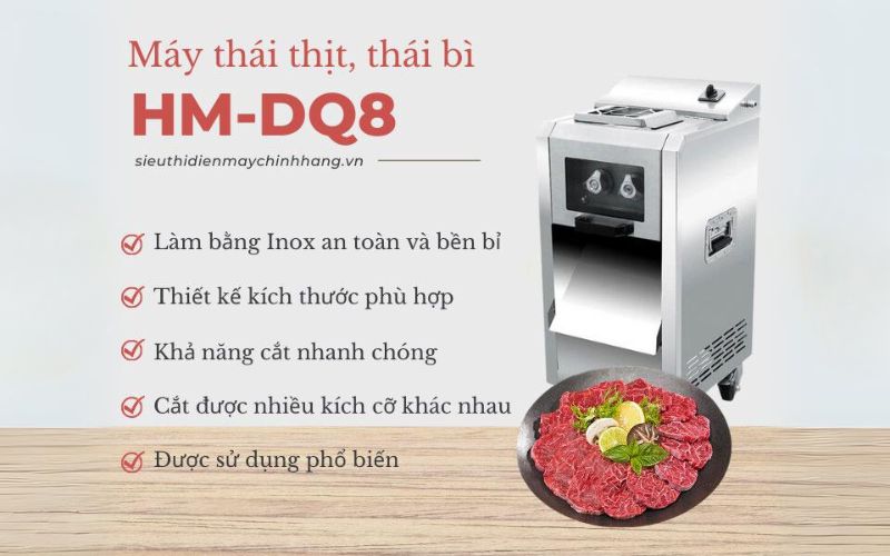 Máy thái thịt công nghiệp HM DQ8