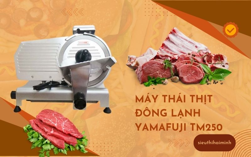 Máy thái thịt đông lạnh Yamafuji TM250