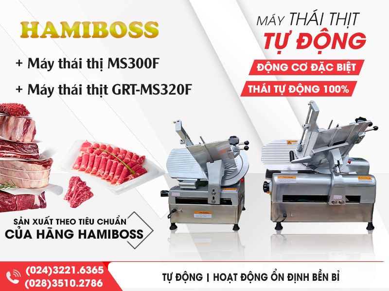 máy thái thịt tự động Hamiboss