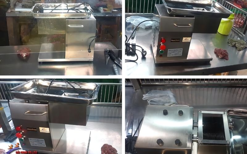 Lưỡi dao sắc bén của máy thái thịt HR80