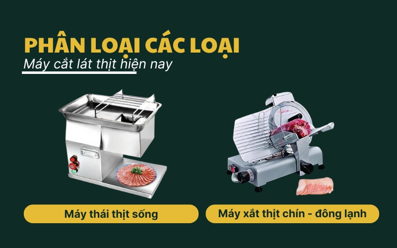 Phân loại các loại máy cắt lát thịt hiện nay