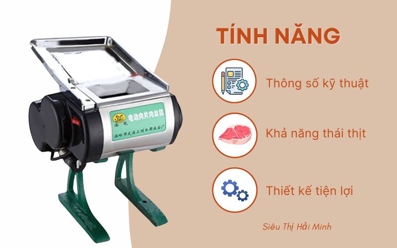 Các đặc điểm của máy thái thịt tươi sống YJ-70