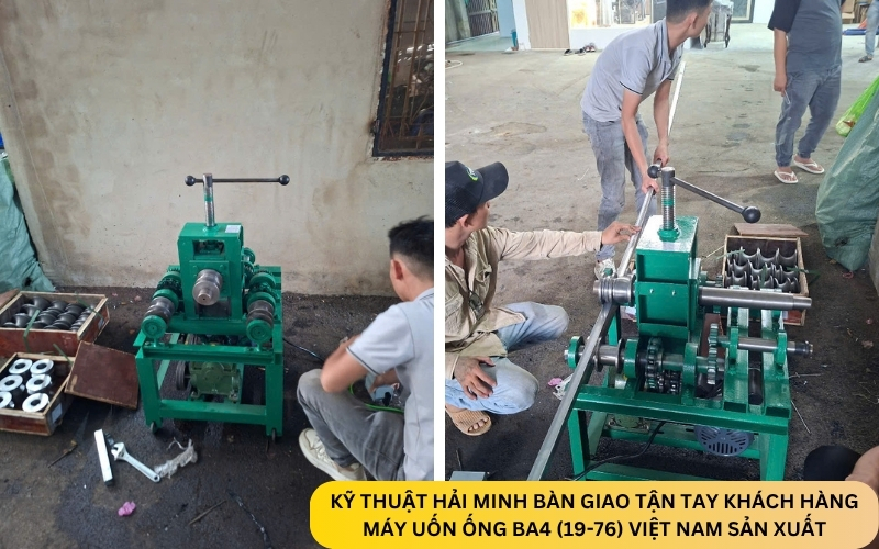 Máy uốn ống BA4 (19-76) Việt Nam sản xuất